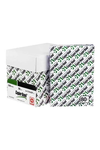 Copierbond A4 Fotokopi Kağıdı 80gr 1 Koli 5 Paket 2500 Sayfa