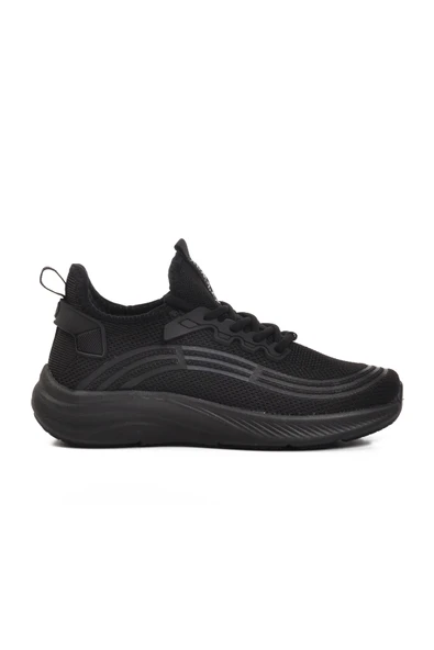 Walkway Siyah-Siyah  Unisex Spor Ayakkabı Onega G