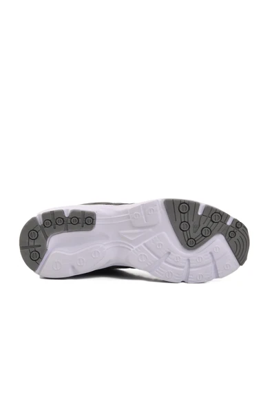 Walkway Füme Beyaz Fileli Hafif Erkek Spor Ayakkabı Disc M - 5