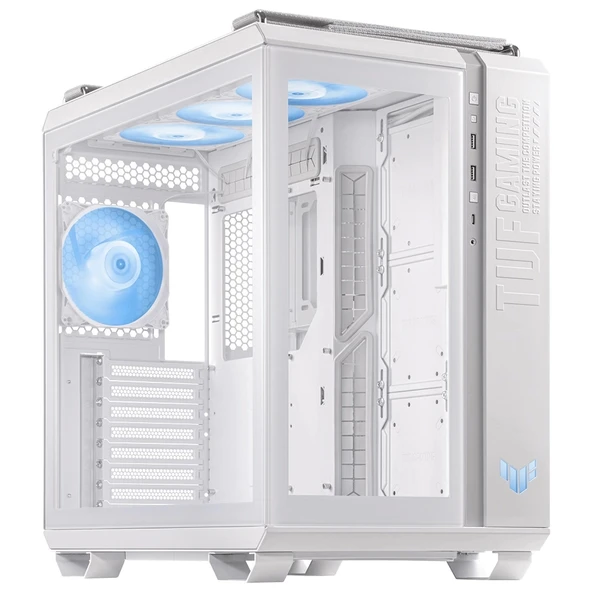 Asus GT502 Plus TUF Gaming Temperli Cam Beyaz USB 3.2 ATX Mid Tower Kasa