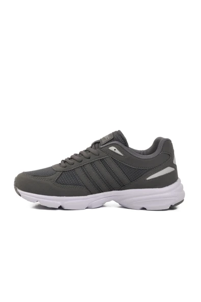 Walkway Füme Beyaz Fileli Hafif Unisex Spor Ayakkabı Disc G - 2