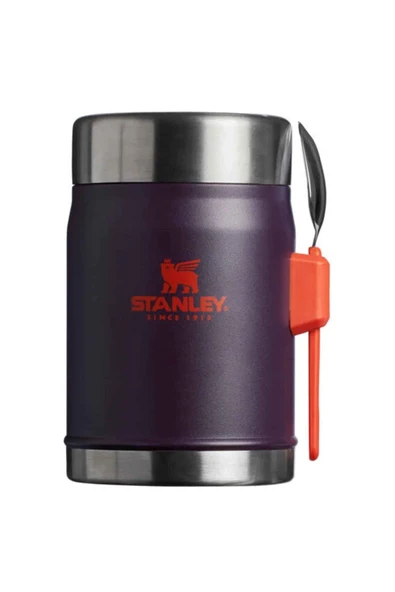 Stanley Klasik Paslanmaz Çelik Yemek Termosu Kaşıklı 0,40 LT - Plum
