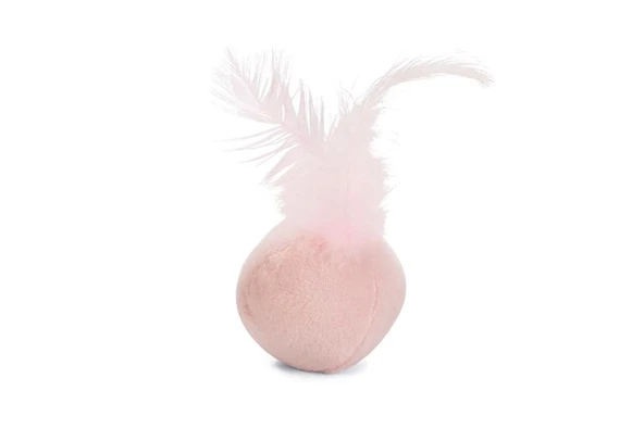 Beeztees Peluş Tüylü Yavru Kedi Oyuncağı 5cm Pembe ürün görseli