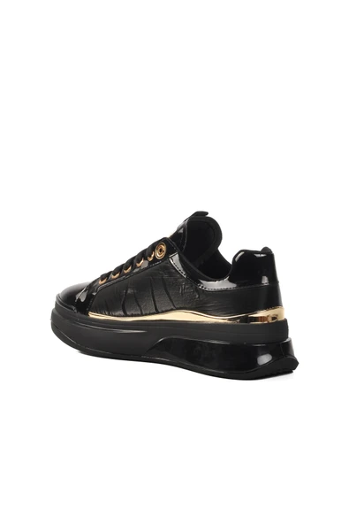 Ayakmod Siyah Tekstil Kadın Sneaker 431141 Z - 4