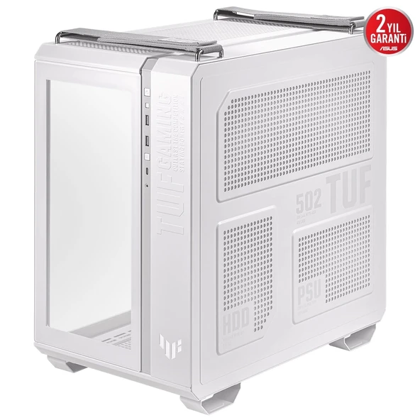 Asus GT502 V2 TUF Gaming Temperli Cam Beyaz USB 3.2 ATX Mid Tower Kasa - 6
