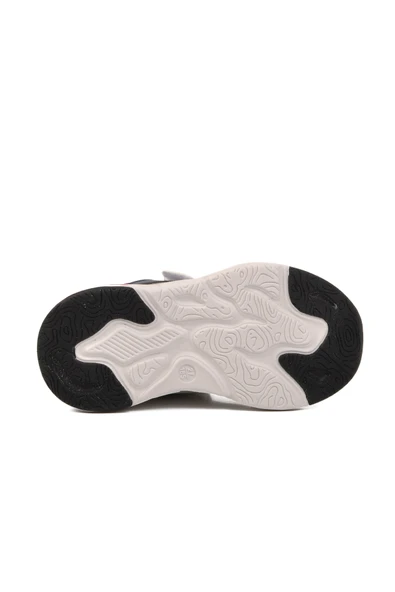 Ayakmod Beyaz Lacivert Cırtlı Çocuk Spor Ayakkabı Evo P - 5