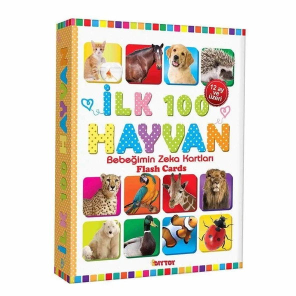 Dıytoy Bebeğimin Zeka Kartları: İlk 100 Hayvan