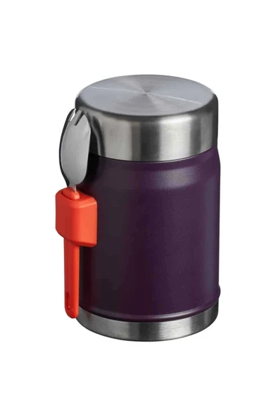 Stanley Klasik Paslanmaz Çelik Yemek Termosu Kaşıklı 0,40 LT - Plum - 3