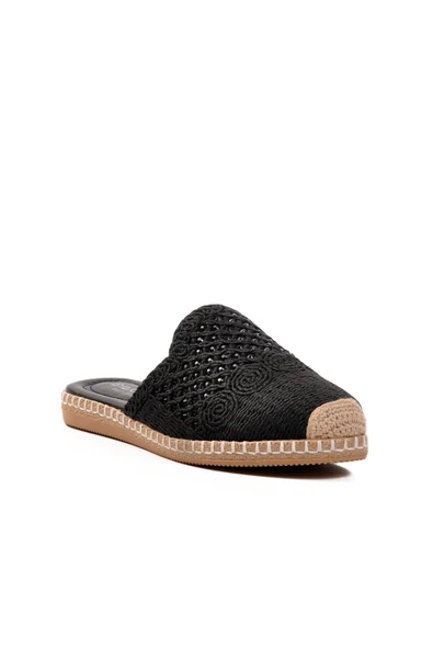 Ayakmod Siyah Örme Triko Kadın Terlik 542023 Z - 3