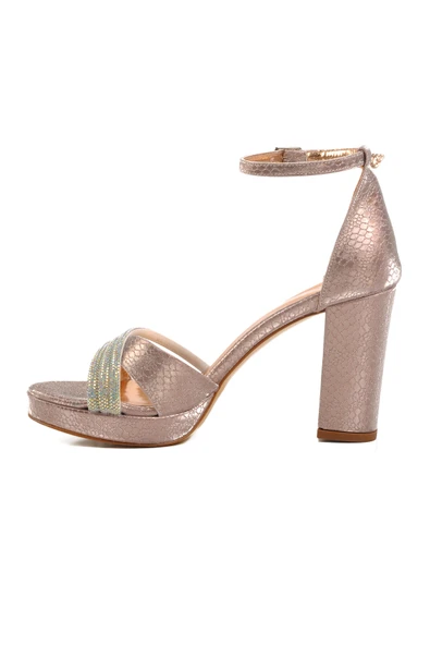 Ayakmod Rose Platform Topuk Kadın Topuklu Abiye Ayakkabı 655386 Z - 2