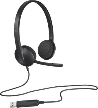 Logıtech H340 USB Kulaklık Mik. Seti 981-000475