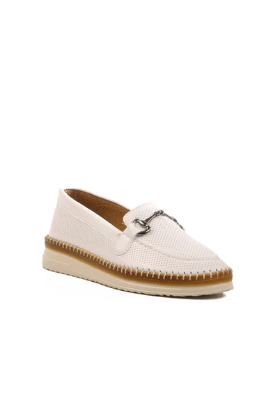 Ayakmod Beyaz Hafif Kadın Casual Ayakkabı 651562 Z - Resim 3