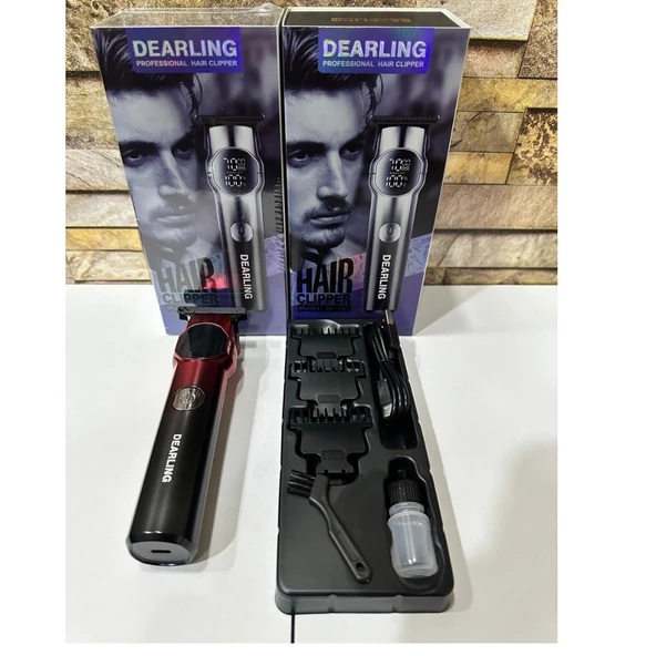 Dearling RF-101 Profesyonel Saç & Sakal Düzeltici – Turbo Güç, LCD Ekran - 6