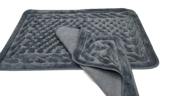 BANYO PASPASI 2'Lİ SET NEW DAMA ANTRASİT - Resim 3