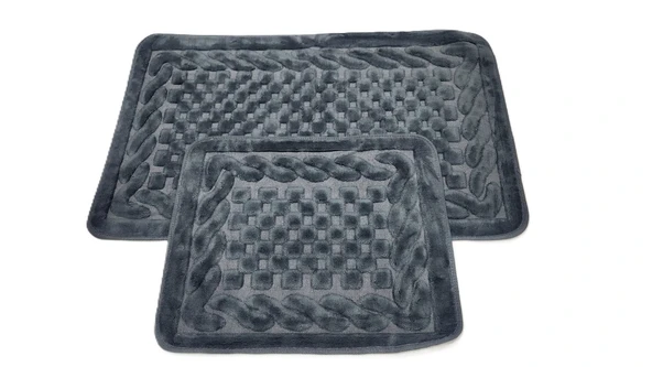 BANYO PASPASI 2'Lİ SET NEW DAMA ANTRASİT - Resim 2