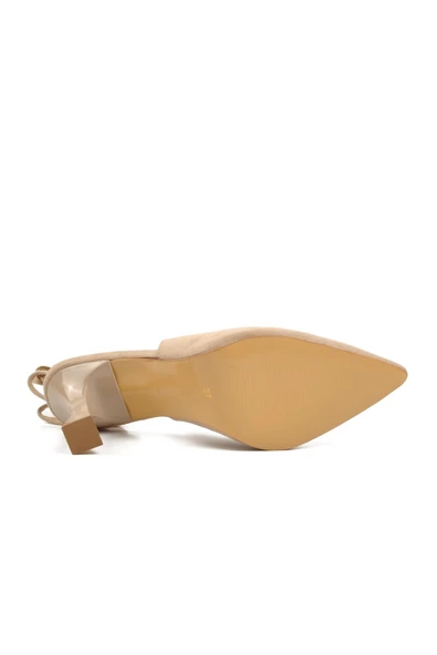 Ayakmod Ten Süet  Kadın Abiye Ayakkabı 249 Z - 5