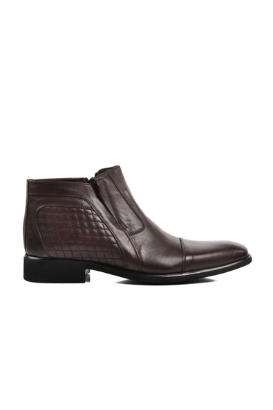 Ayakmod Kahve Hakiki Deri Erkek Bot 02356 M