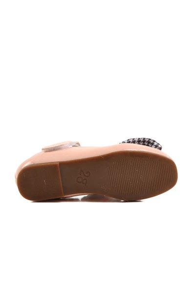 Ayakmod Pudra Rugan Kız Çocuk Fiyonk Kurdeleli Babet 180 P - Resim 5