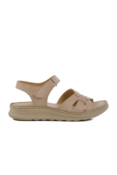 Ayakmod Bej Kadın Sandalet 673582 Z