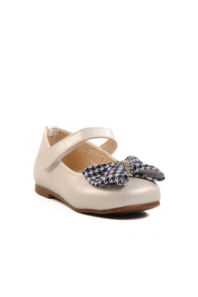 Ayakmod Sedef Kurdeleli Hafif Kız Çocuk Babet 180 B - Resim 3