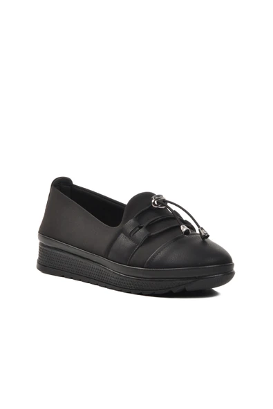 Ayakmod Siyah Zümrüt  Kadın Günlük Ayakkabı 026 Z - Resim 3