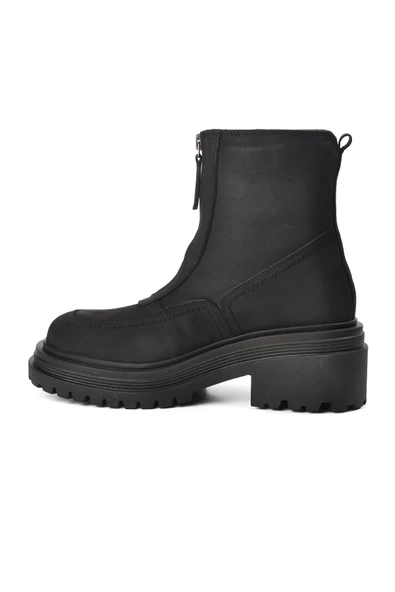 Ayakmod Siyah Nubuk  Kadın Bot 66207 Z - 2