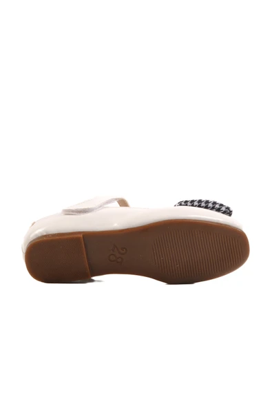 Ayakmod Beyaz Rugan Kız Çocuk Fiyonk Kurdeleli Babet 180 P - 5