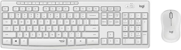 LOGITECH MK295 Q TR BEYAZ KABLOSUZ KLAVYE+MOUSE SET