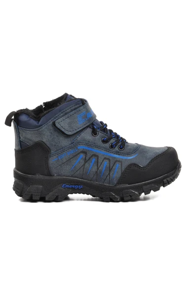 Ayakmod Siyah-Lacivert  Çocuk Outdoor Bot 437 F