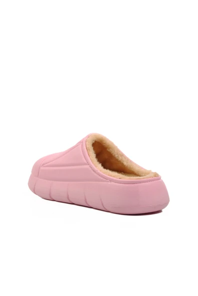 Ayakmod Pembe İçi Kürklü Kadın Terlik 712 Z - 4