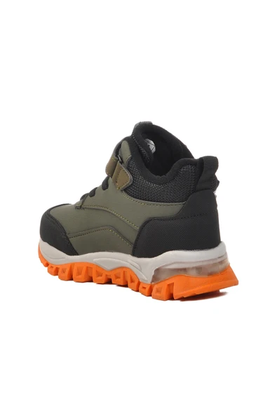 Ayakmod Haki Cırtlı Unisex Çocuk Outdoor Bot Goro P - 4