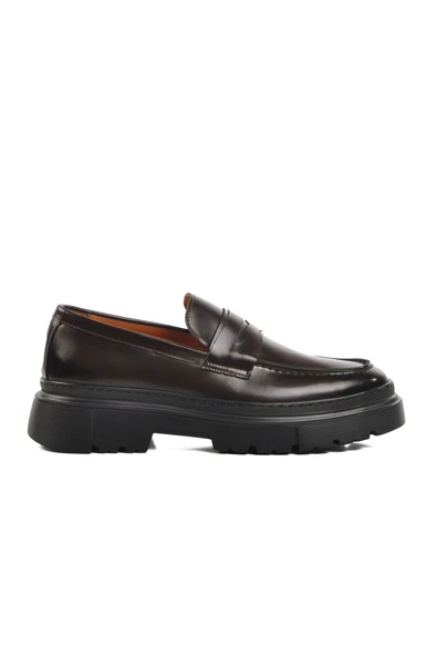 Ayakmod Kahve Geniş Kalıp Erkek Casual Ayakkabı Premium 1308-5 M