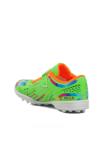 Ayakmod Yeşil-Beyaz Çocuk Halı Saha Ayakkabısı Hulk 129-F - 4