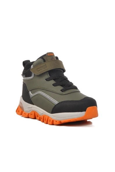 Ayakmod Haki Cırtlı Unisex Çocuk Outdoor Bot Goro P - 3