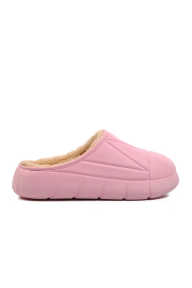 Ayakmod Pembe İçi Kürklü Kadın Terlik 712 Z