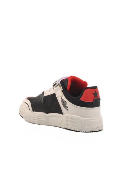 Ayakmod Kırmızı Cırtlı Unisex Çocuk Spor Ayakkabı King Kısa F - 4