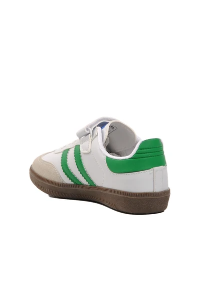 Ayakmod Beyaz-Yeşil  Çocuk Spor Ayakkabı Samba F - Resim 4