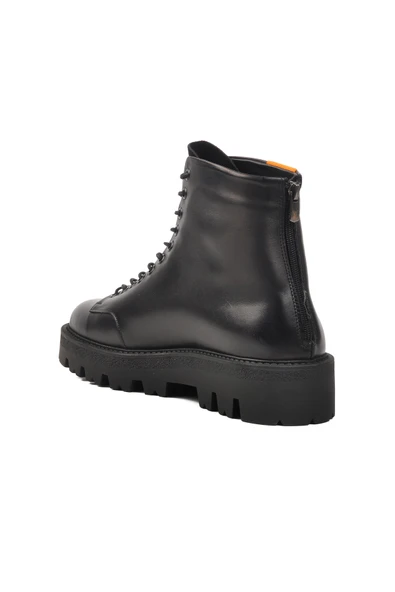 Ayakmod Siyah Hakiki Deri Erkek Bot Premium 40010 M - 4
