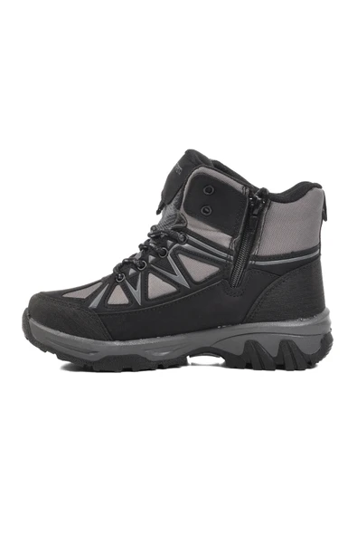 Ayakmod Siyah-Füme Unisex Çocuk Outdoor Bot 2301 F - Resim 2