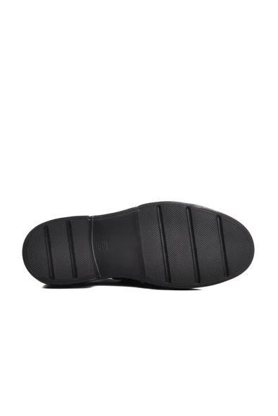 Ayakmod Siyah Açma Hakiki Deri Erkek Klasik Ayakkabı Premium 138 M - Resim 5