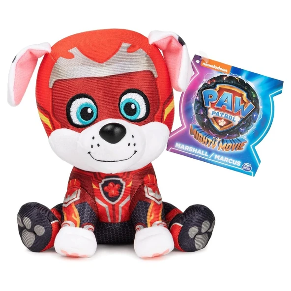 Paw Patrol The Mighty Movie Pelüş 15 Cm Marshall - 6
