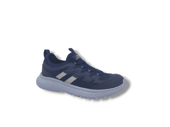 Forza 2566 Erkek Lacivert File Yürüyüş Koşu Çorap Model Spor Ayakkabı - Resim 2