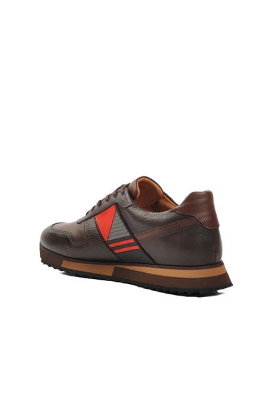 Ayakmod Kahve Floter Hakiki Deri Erkek Casual Ayakkabı Premium 130 M - 4