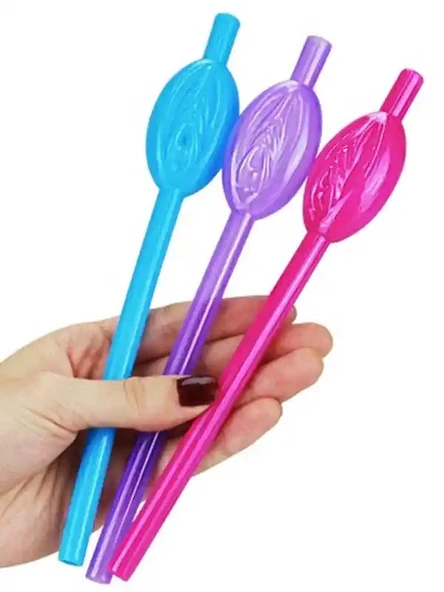 Fastieshop Cinsel Organ Şeklinde Pipet - 9 Adet