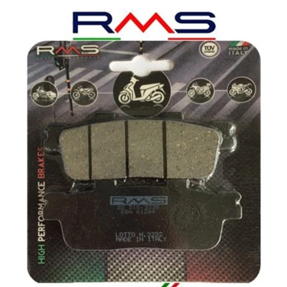 Sym Joymax 250 RMS Arka Fren Balata ürün görseli