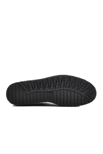 Ayakmod Siyah Hakiki Deri Erkek Casual Ayakkabı Premium 6460 M - Resim 5