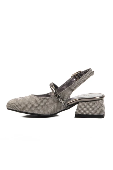 Ayakmod Gümüş Taş İşlemeli Kız Çocuk Ayakkabı 253 RY 4091 P - 2