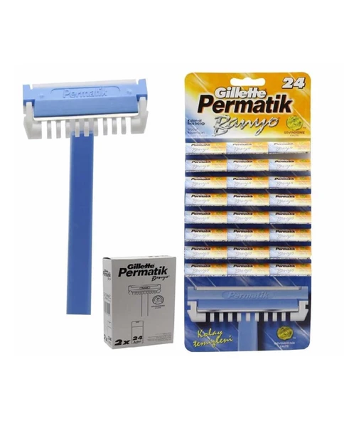 Gillette Permatik Tıraş Bıçağı 48'li Kartela Banyo - 2