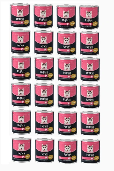 Reflex Plus Pate İçinde Et Parçacıklı Yavru Köpek Maması 395 Gr*24 ADET