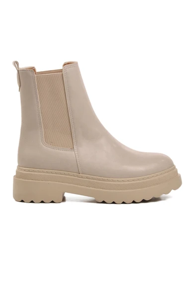 Ayakmod Bej Kadın Chelsea Bot 261074 Z